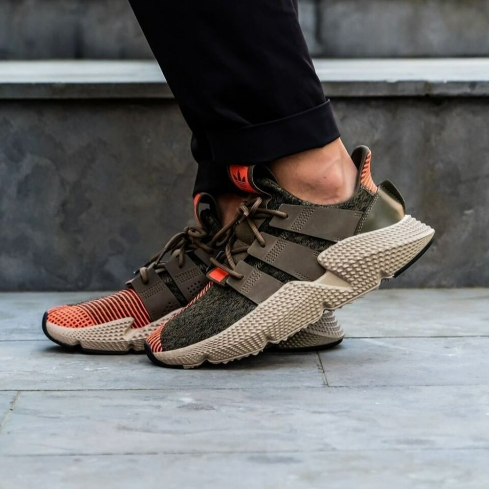 Adidas Prophere J 'Trace Olive' Shoes Sz 5.5Y